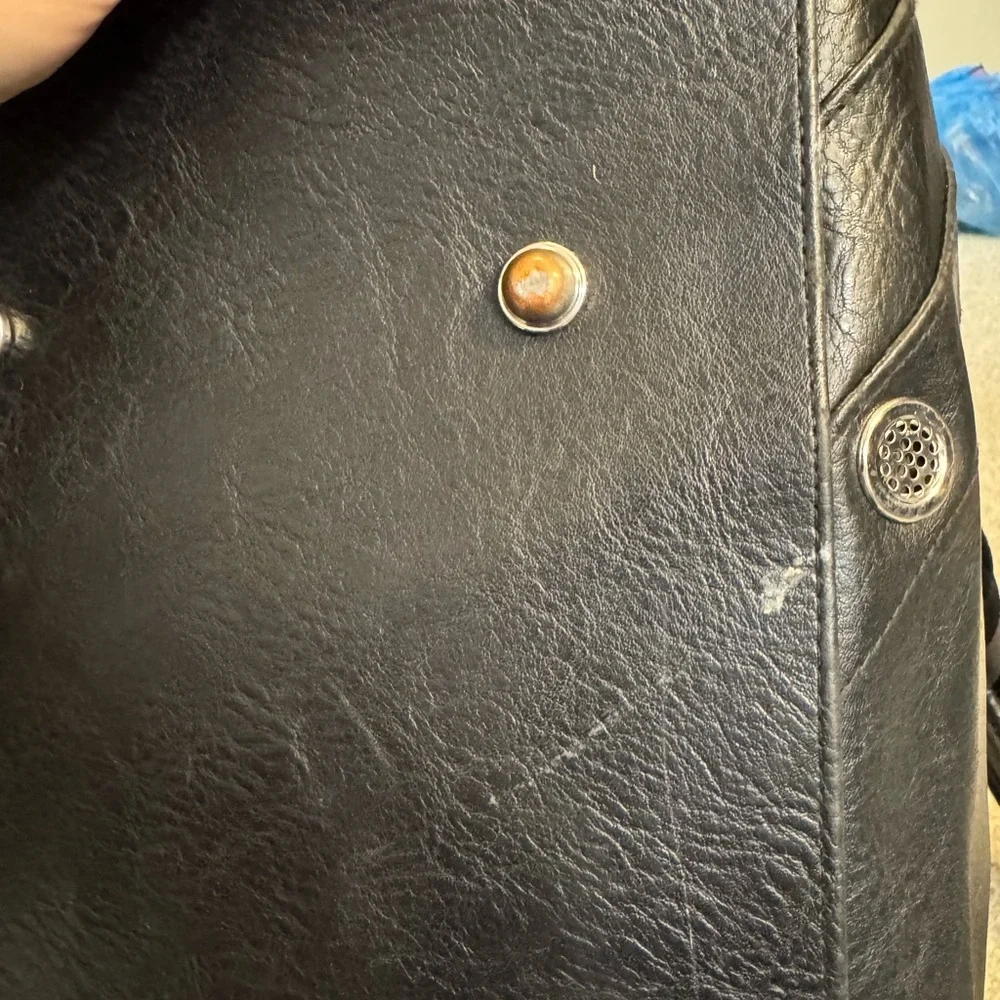 Vintage lululemon Black Duffel Bag Smooth Leather - Picture 9 of 16